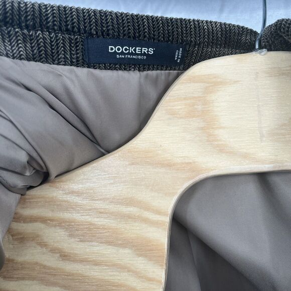 Dockers Corduroy Blazer Size 48R Brown Olive Brownlive Cotton Jacket 2 Button - Picture 5 of 6